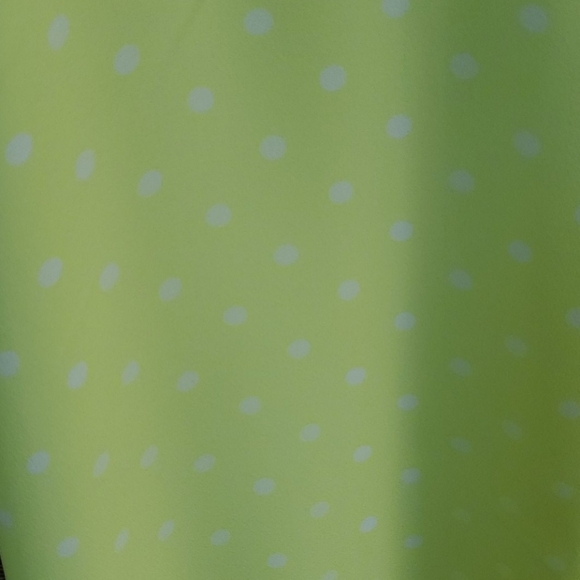 Leith Flutter yellow polka dot dress 1X chiffon - Picture 5 of 6